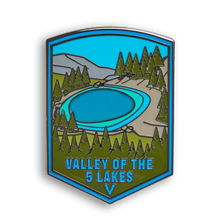 Load image into Gallery viewer, Valley of the 5 Lakes Pin
